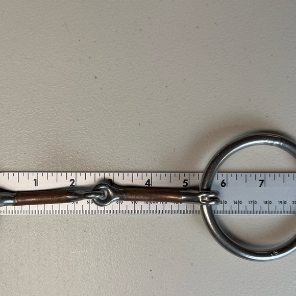 Reinsman 123 Loose Ring Snaffle Horse Riding Bit - Picture 2 of 7